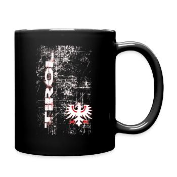Tirol - Tasse einfarbig - Schwarz - Rechts