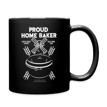 Dutch Oven T Shirt Design Home Baker - Mug uni - noir - Droite