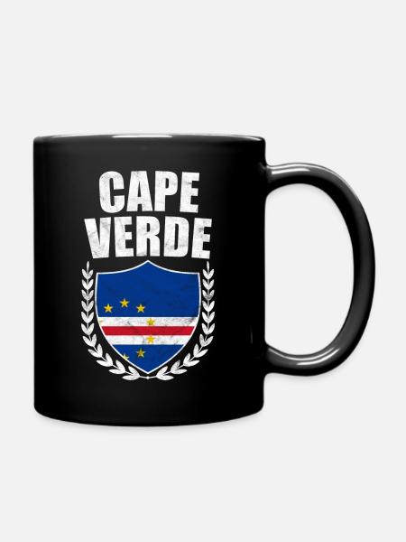 Cap-Vert Cape Verde Cabo Verde Cadeau De Drapeau - Mug uni - noir