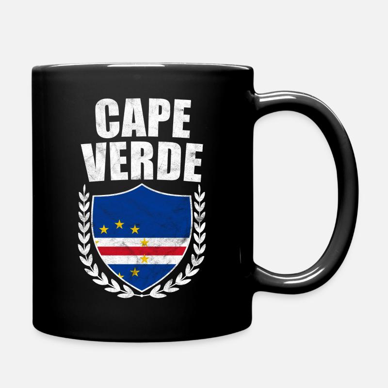 Cap-Vert Cape Verde Cabo Verde Cadeau De Drapeau - Mug uni - noir