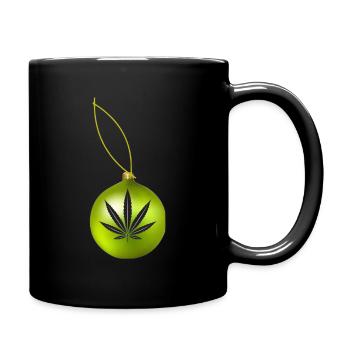Mauvaises herbes Baubel - Mug uni - noir - Droite