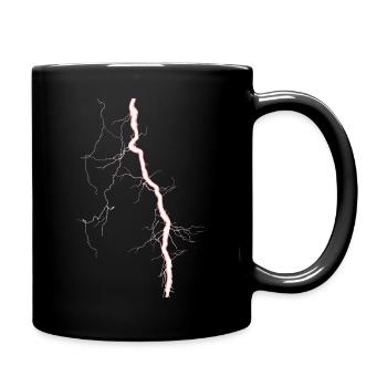 Flash red - Full Colour Mug - black - Right