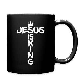 Jésus est le cadeau de la Couronne King Cross pour les chrétiens - Mug uni - noir - Droite