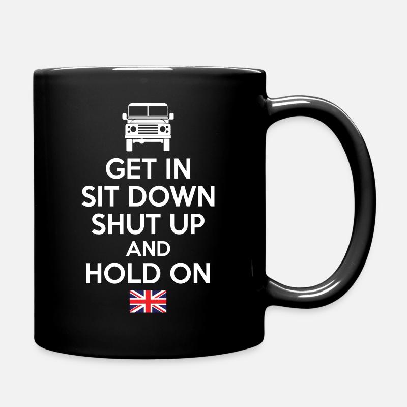 Hold On Landy - Full Colour Mug - black