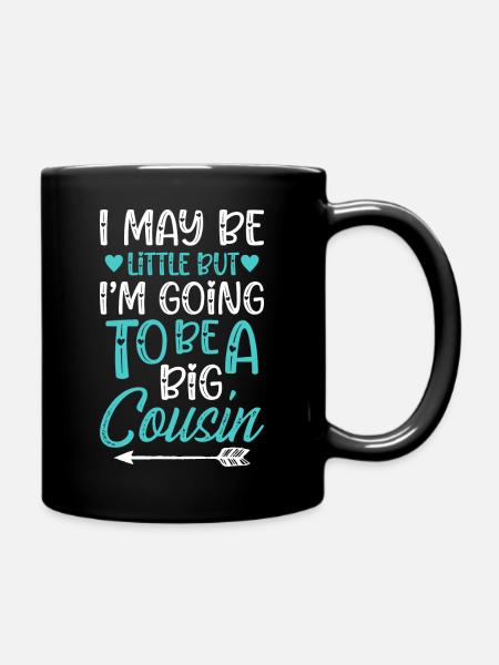 Je peux être petit mais je vais être un grand cousin - Mug uni - noir