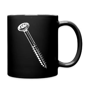 Screw - Full Colour Mug - black - Right
