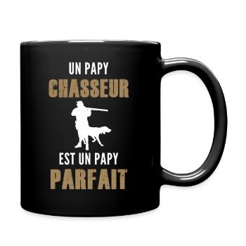 un papy chasseur est un papy parfait - Mug uni - noir - Droite