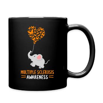 Multiple Sclerosis Awareness - Full Colour Mug - black - Right