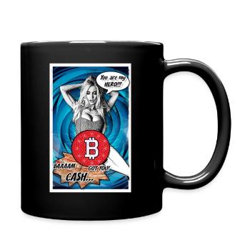 Worship Baby - Tasse einfarbig - Schwarz - Rechts