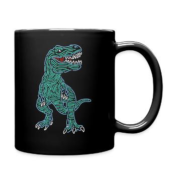 Dinosaure Sauvage Dinosaure Tyrannosaure Dinosaures - Mug uni - noir - Droite