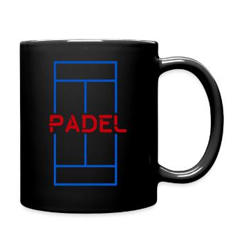 Paddle track - Full Colour Mug - black - Right