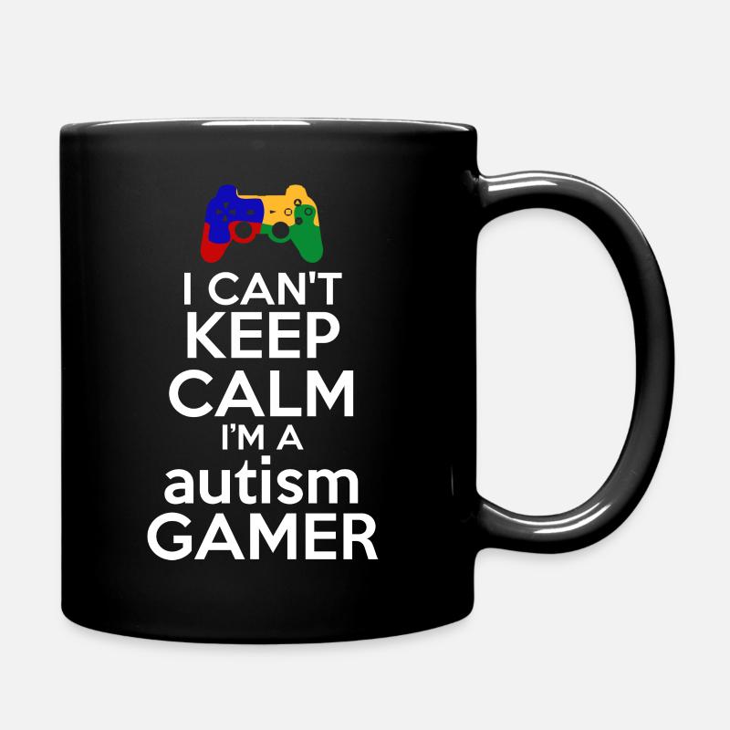 Autismus - Tasse einfarbig - Schwarz