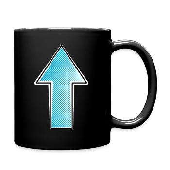 arrow - Full Colour Mug - black - Right