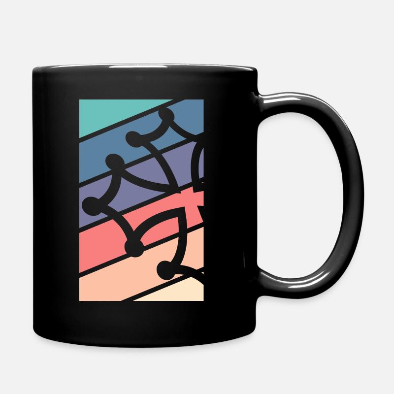 Cross Occitan Colors, Fibonacci. - Full Colour Mug - black