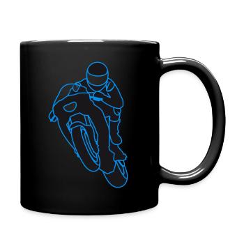 MotoGP Wheelie 2-farbig - Tasse einfarbig - Schwarz - Rechts