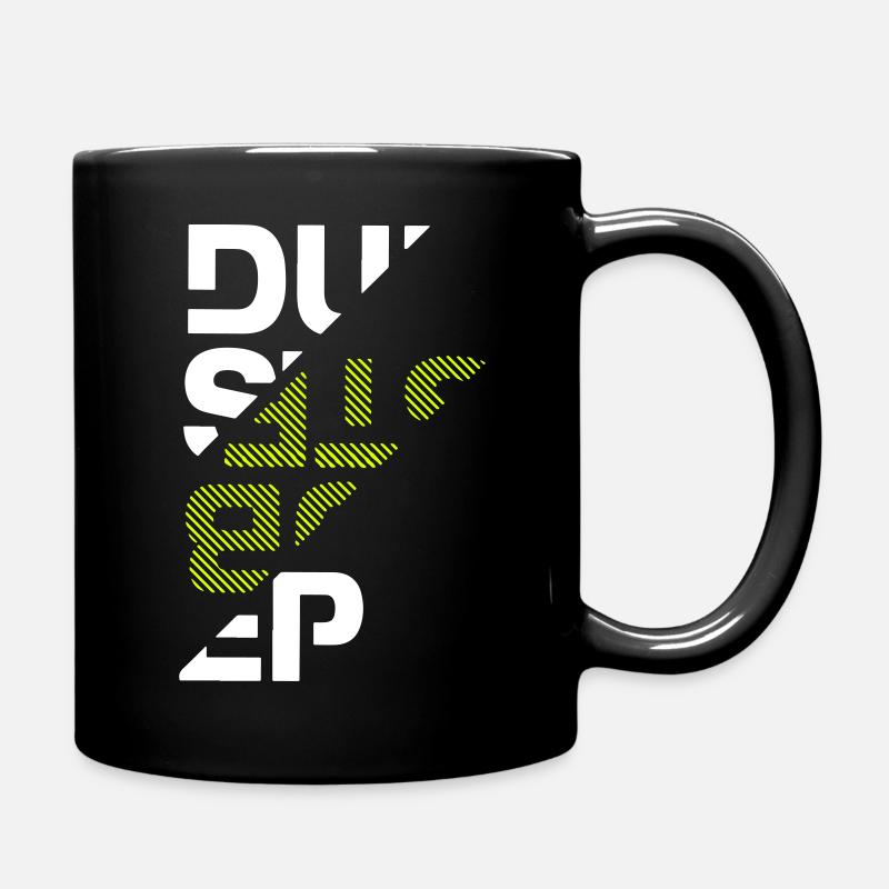 Dubstep typography - Full Colour Mug - black
