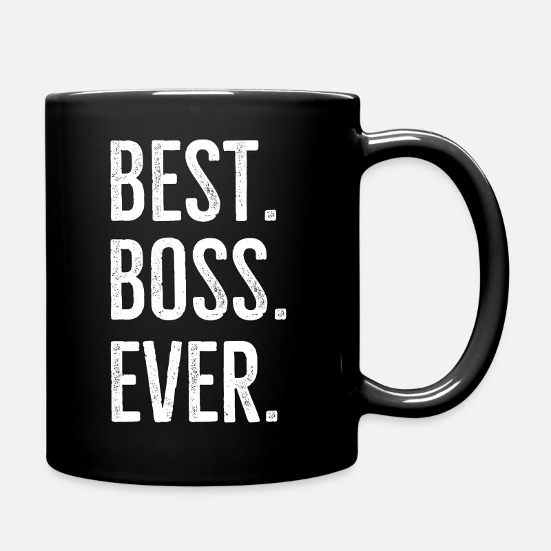 Bester Boss aller Zeiten - Tasse einfarbig - Schwarz