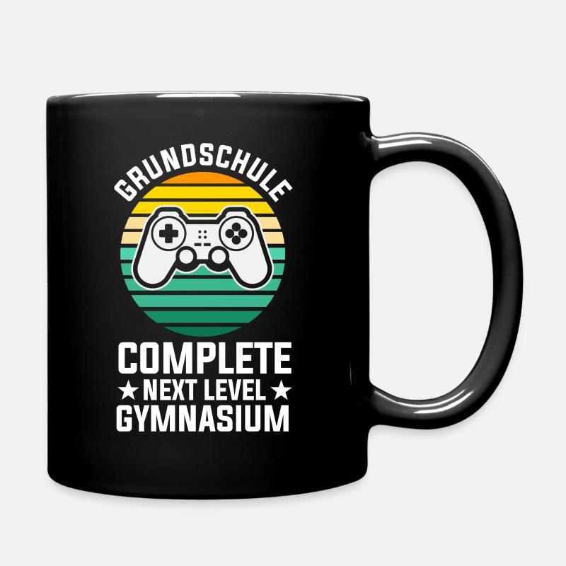 Gamer Zocker Zocken Gaming Konsole Grundschule - Tasse einfarbig - Schwarz