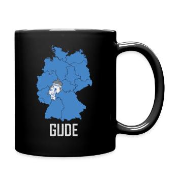 iGude Hessen Frankfurt Gude Spruch - Tasse einfarbig - Schwarz - Rechts