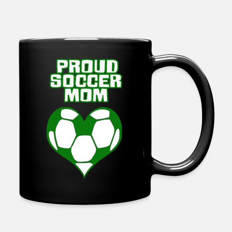 PROUND SOCCER MOM - Tasse einfarbig - Schwarz