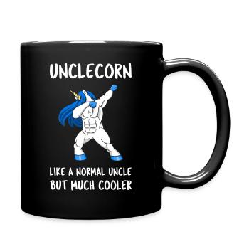 Unclecorn IV - Oncle Licorne génial - Mug uni - noir - Droite