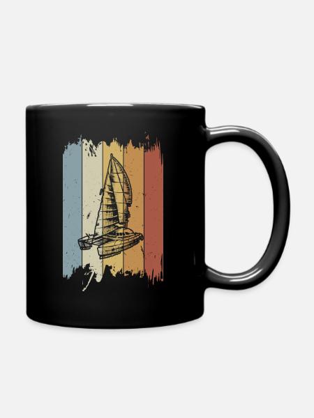 Katamaran - Tasse einfarbig - Schwarz