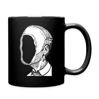 Creepy Gothic Man - Full Colour Mug - black - Right