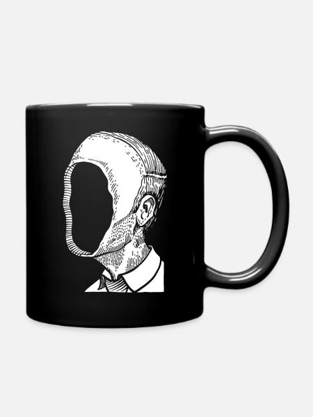 Gruseliger Gothic Man - Tasse einfarbig - Schwarz