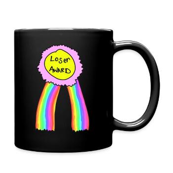 loser award - Tasse einfarbig - Schwarz - Rechts