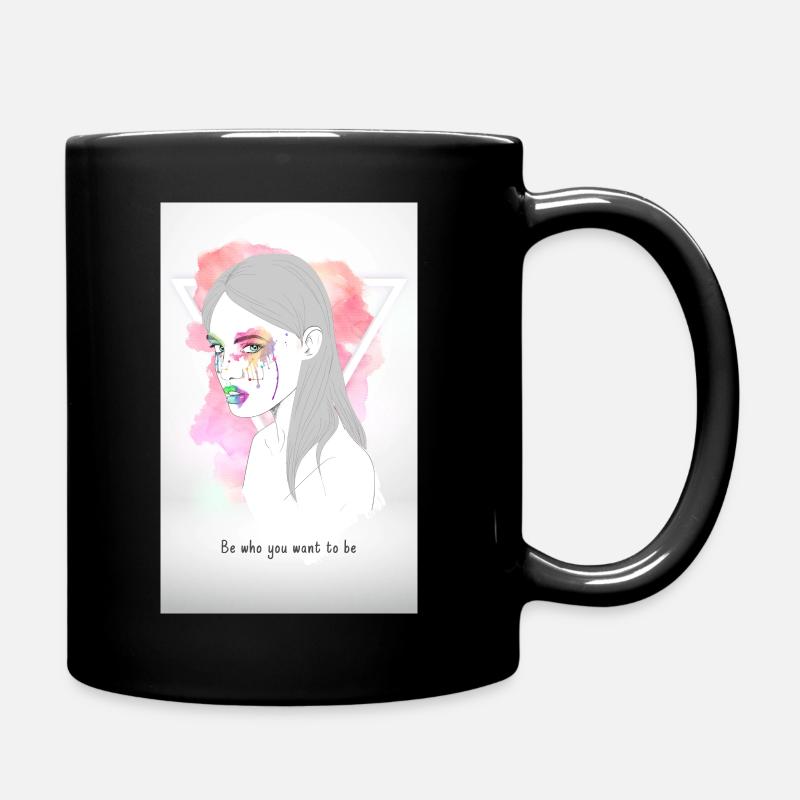 Femmes design d’art - Mug uni - noir