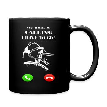 Bicycle Road Bike Design - Full Colour Mug - black - Right
