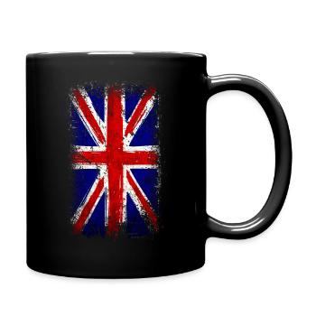 Union Jack Great Britain - Full Colour Mug - black - Right