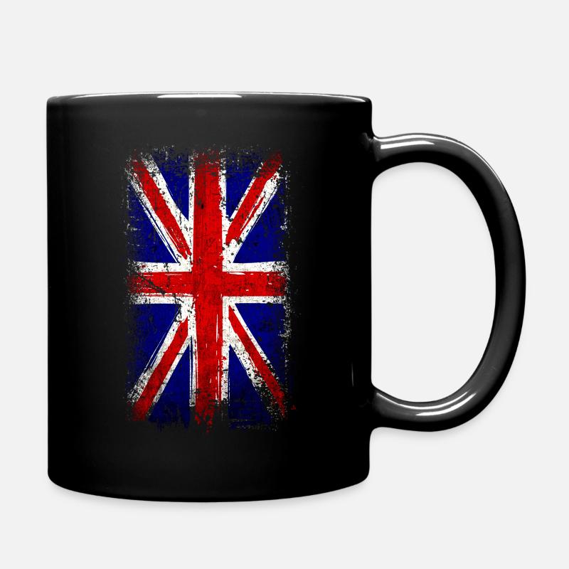 Union Jack Großbritannien - Tasse einfarbig - Schwarz
