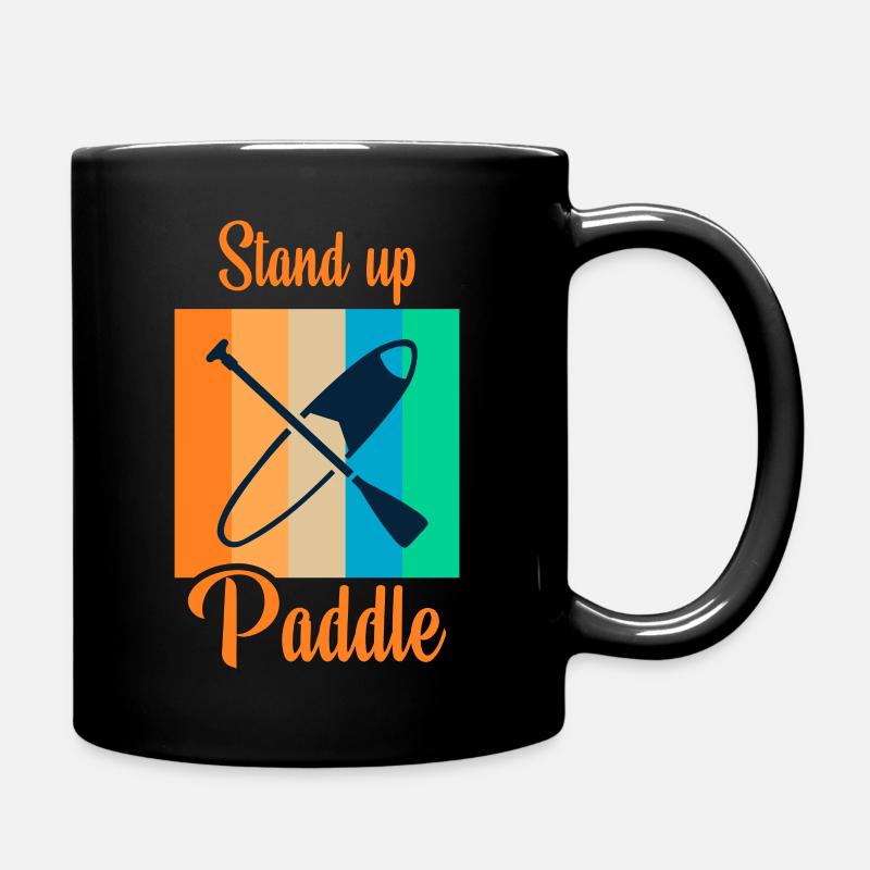 Standup Paddle - Tasse einfarbig - Schwarz