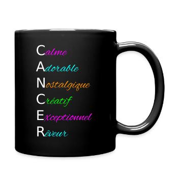 CANCER Calme Adorable Nostalgique Créatif - Mug uni - noir - Droite