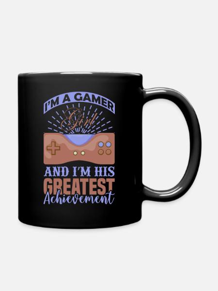 Ich bin ein Gamer - Tasse einfarbig - Schwarz