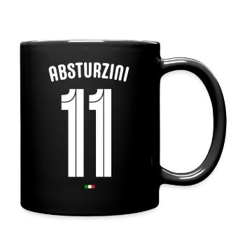 Sauftrikot Italien - Sauf Trikot Malle - Saufen - Tasse einfarbig - Schwarz - Rechts