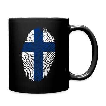 Finlande - Mug uni - noir - Droite