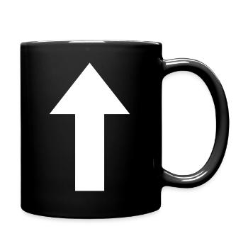 Vektor-Grafik Pfeil - Tasse einfarbig - Schwarz - Rechts