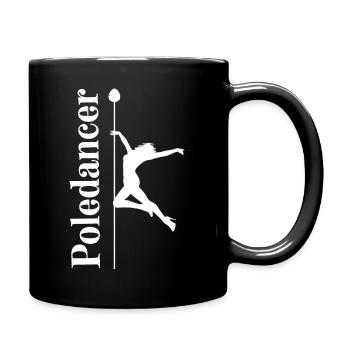 Pole Dance - Tasse einfarbig - Schwarz - Rechts