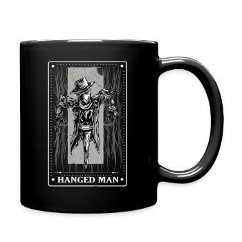 Gothic - Hanged Man - Tarot Card Design - Full Colour Mug - black - Right