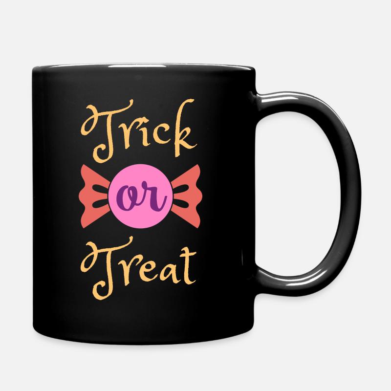 Trick or Treat - Full Colour Mug - black