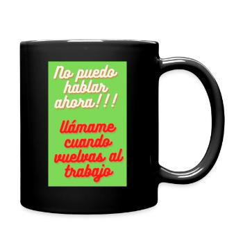 no puodo hablar ohorar!! - Mug uni - noir - Droite
