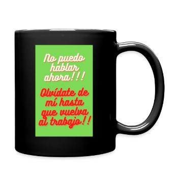 no puedo hablar ohora!! - Mug uni - noir - Droite