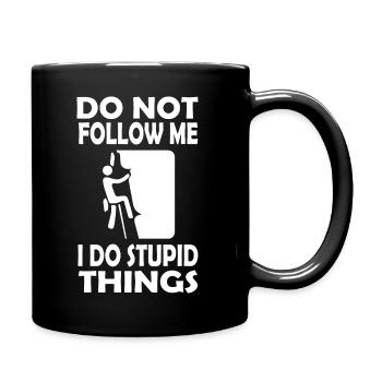 climbing - Tasse einfarbig - Schwarz - Rechts