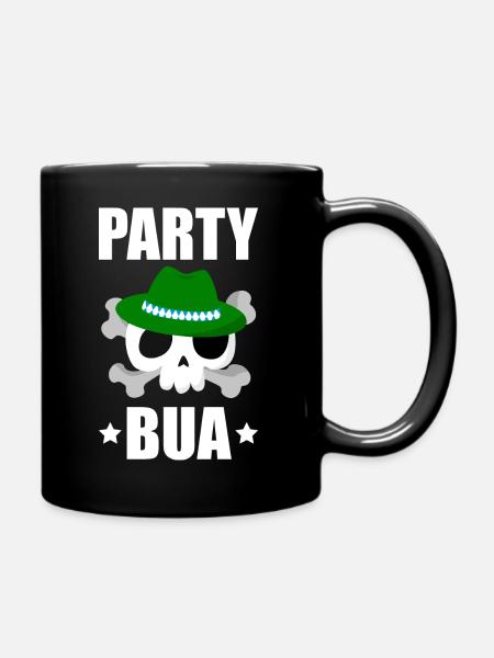 Party Bua - Tasse einfarbig - Schwarz