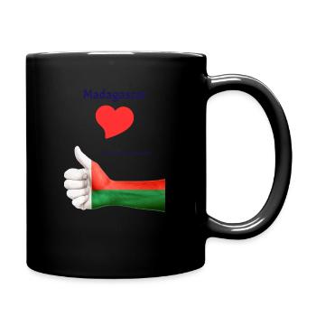 Design Madagascar Île de Beauté XL - Mug uni - noir - Droite