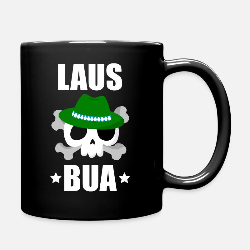 Lausbua - Tasse einfarbig - Schwarz