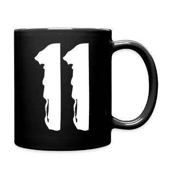 11 number jersey - Full Colour Mug - black - Right