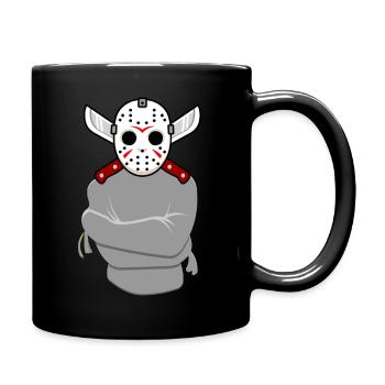 Crazy jason - Full Colour Mug - black - Right